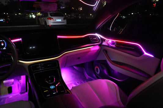 Dynamic Ambient Car Interior Light Kit