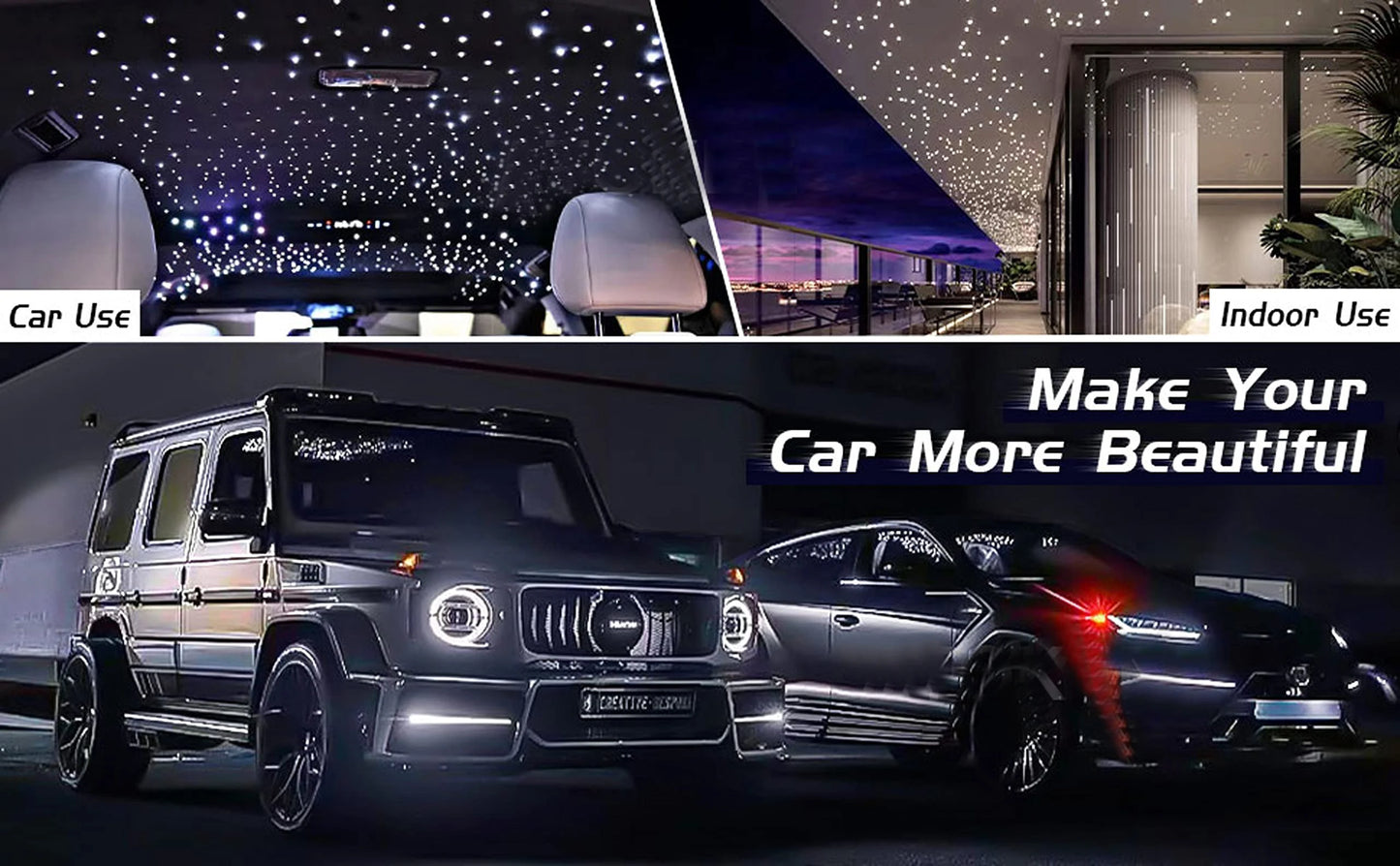 16W Twinkle Star Sky Car Roof Star Ceiling Light Kit
