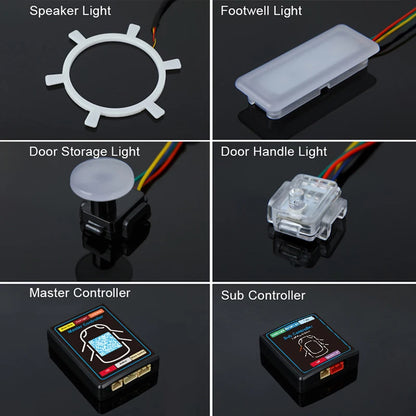 Dynamic Ambient Car Interior Light Kit